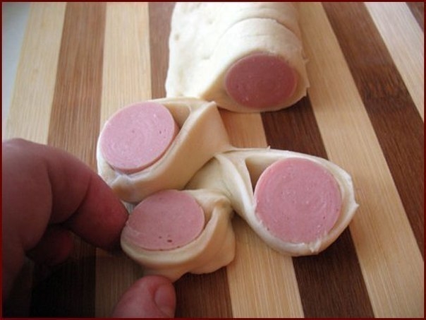 Булочки Гусенички Булочки Гусенички