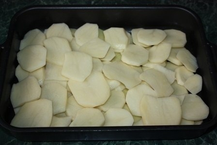 Картошка в сметане.
