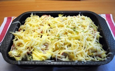 Овощное ассорти, запеченное с сыром Овощное ассорти, запеченное с сыром
