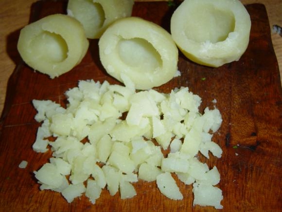 Картофель с начинкой. Картофель с начинкой.