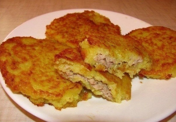 Деруны с мясом Деруны с мясом
