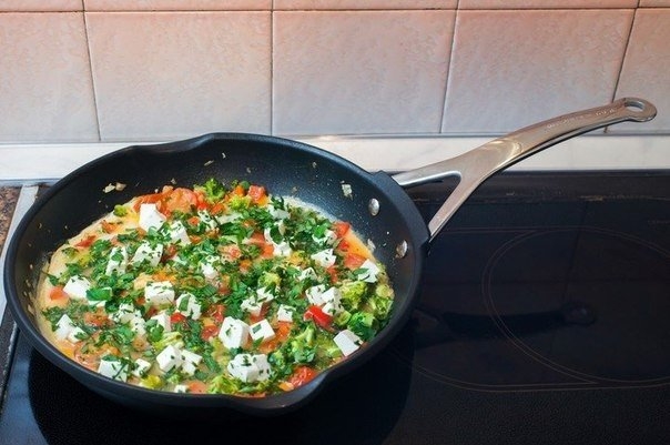 Фриттата с овощами и сыром Фриттата с овощами и сыром