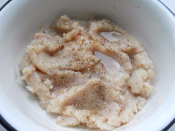Картофельные галушки с мясом Картофельные галушки с мясом