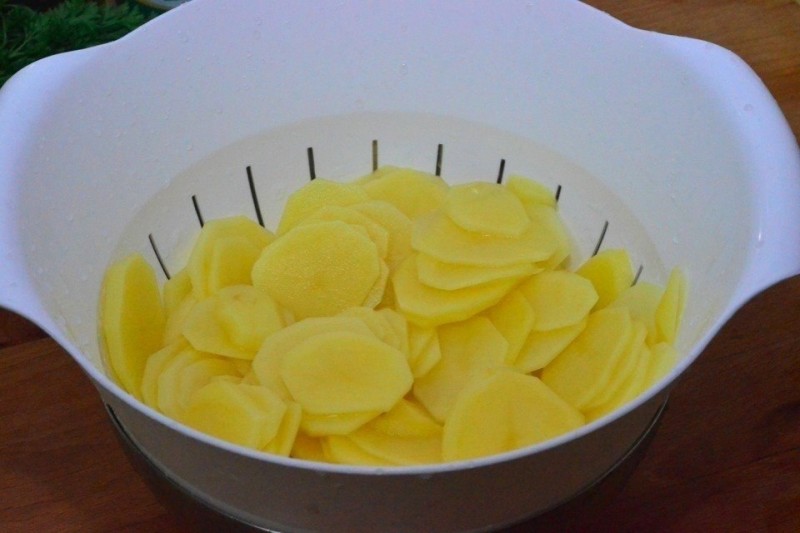 Картошка с грибами в сливках Картошка с грибами в сливках
