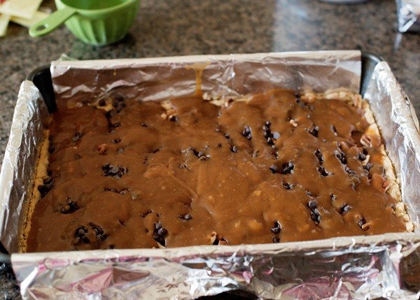Кармелитас - шоколадно-овсяное печенье с орехами