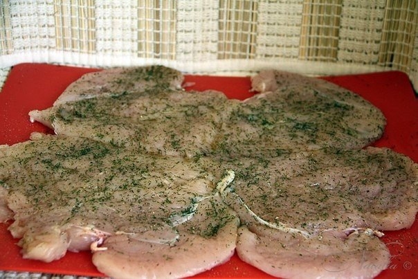 Куриный рулет с грибами Куриный рулет с грибами