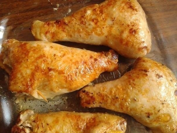 Фаршированные куриные окорочка Фаршированные куриные окорочка