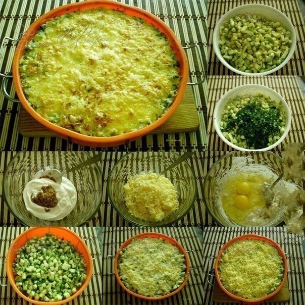 Кабачки, запеченные с сыром