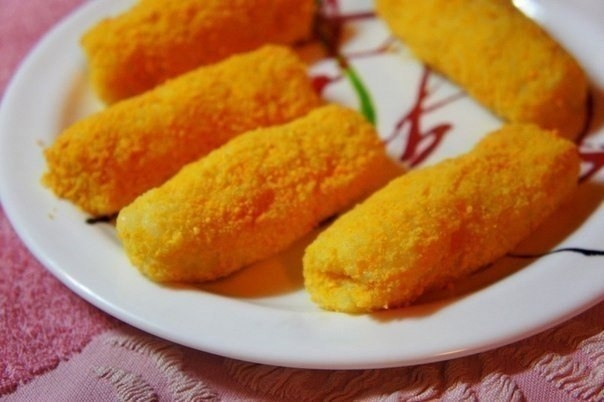 Картофельные палочки с сыром Картофельные палочки с сыром