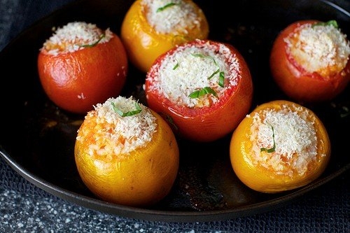 Помидоры, фаршированные рисом Помидоры, фаршированные рисом