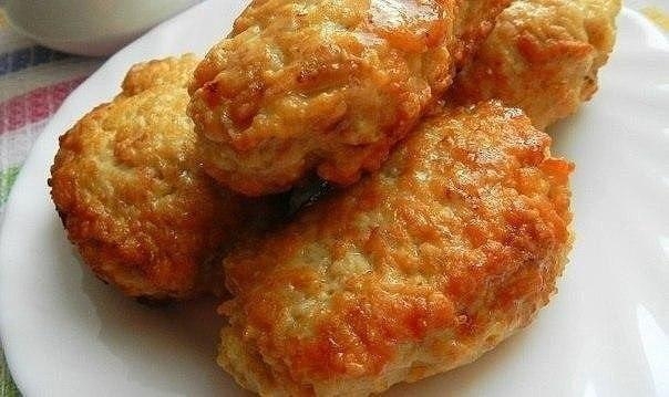 Суперпышные котлетки из куриного фарша с овсяными хлопьями