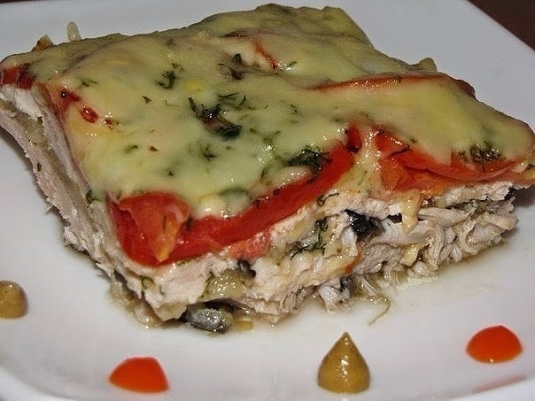 Куриная запеканка с баклажанами Куриная запеканка с баклажанами