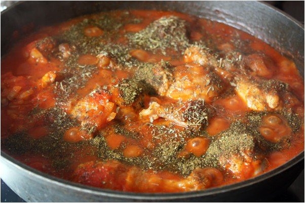 Чахохбили из кур Чахохбили из кур