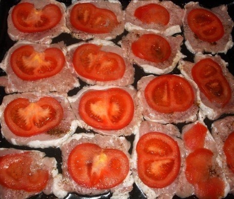 Нежные свиные отбивные под ананасами Нежные свиные отбивные под ананасами