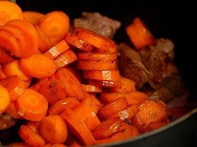 Мясо с морковью Мясо с морковью