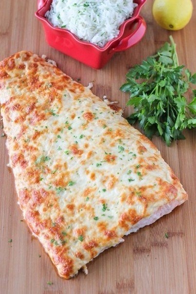 Лосось, запеченный с сыром Лосось, запеченный с сыром