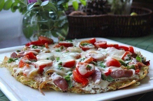 Картофельная пицца Картофельная пицца