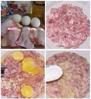 Куриные котлетки по-французски Куриные котлетки по-французски