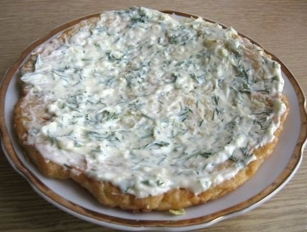 Закусочный торт из кабачков Закусочный торт из кабачков