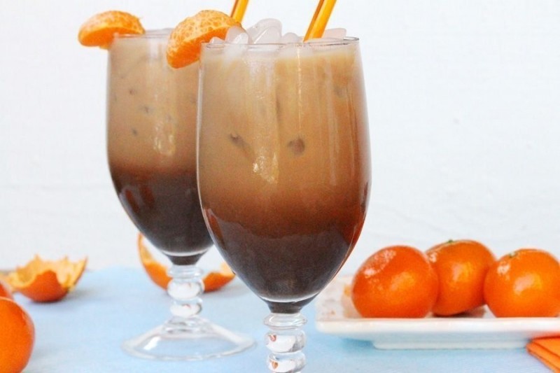 Мокка со льдом и мандарином Мокка со льдом и мандарином