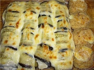 Рулетики из баклажан. Рулетики из баклажан.