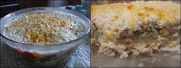 Салат Курица под шубой