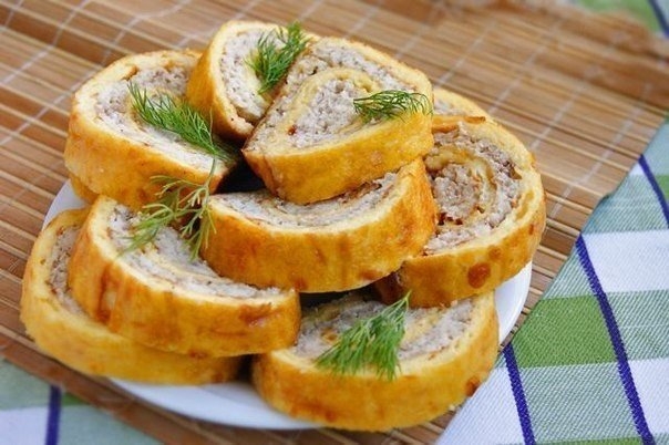Куриный рулет. Куриный рулет.