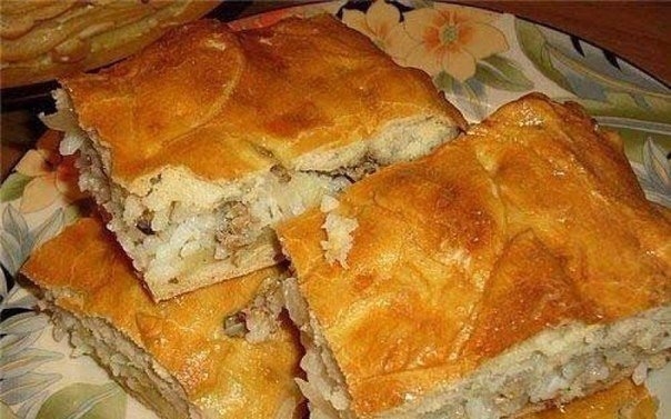 Пирог с мясом легче не бывает