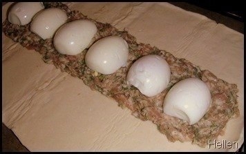 Мясной рулет с яйцом Мясной рулет с яйцом