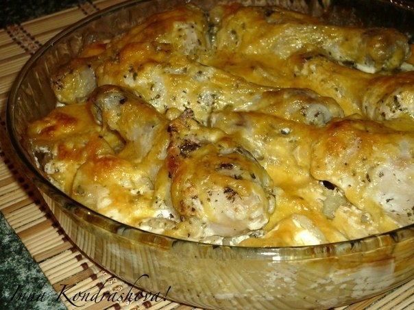 Картошка с куриными ножками в духовке. Картошка с куриными ножками в духовке.
