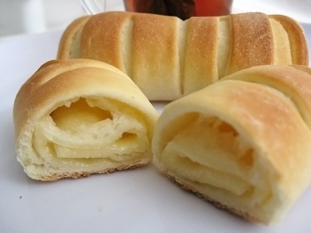 Булочки с плавленым сыром Булочки с плавленым сыром
