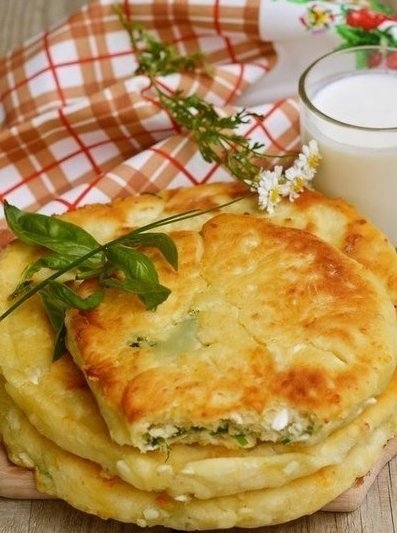 Сырные лепешки с разными начинками Сырные лепешки с разными начинками