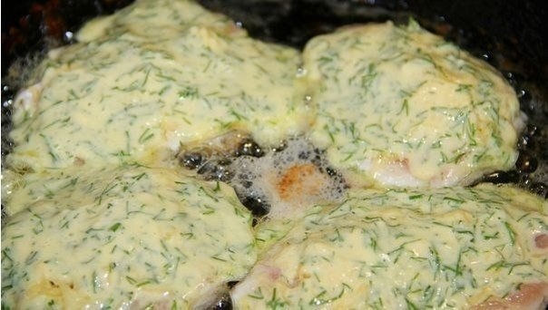 Куриные отбивные с сыром Куриные отбивные с сыром