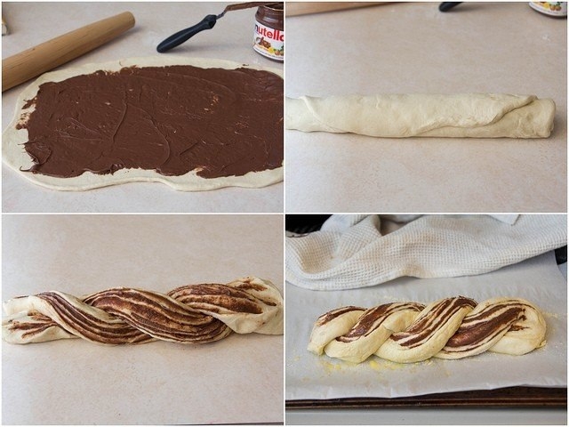 Косичка с нутеллой Косичка с нутеллой