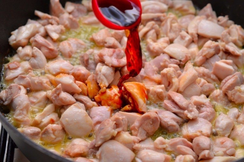 Фарфалле с курицей и мёдом Фарфалле с курицей и мёдом