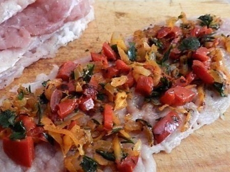 Свиные рулетики с начинкой Свиные рулетики с начинкой