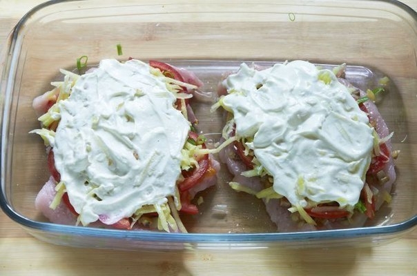 Куриная грудка под шубой Куриная грудка под шубой