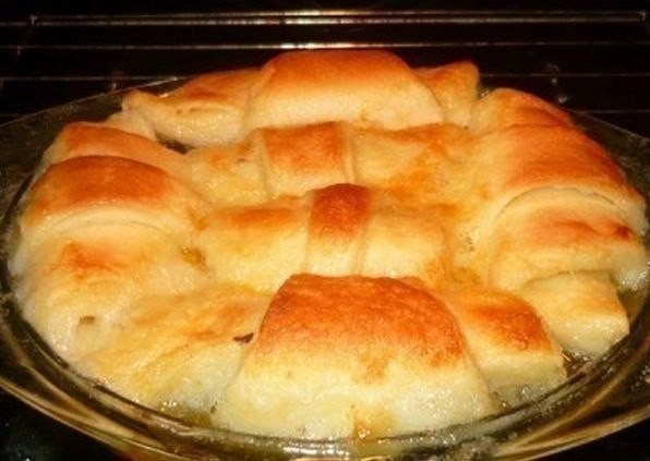 Слойки с яблоками Слойки с яблоками