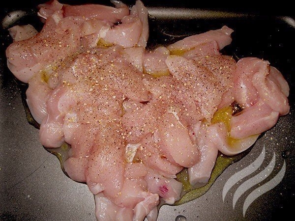 Картофельная запеканка с курицей Картофельная запеканка с курицей