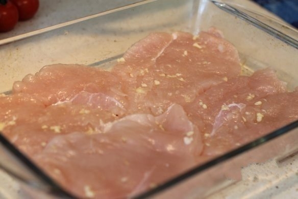 Куриный стейк с овощами Куриный стейк с овощами