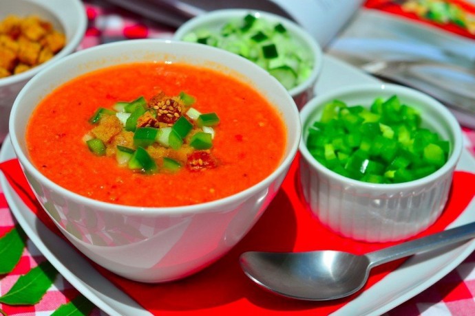 ​Гаспачо — суп из томатов