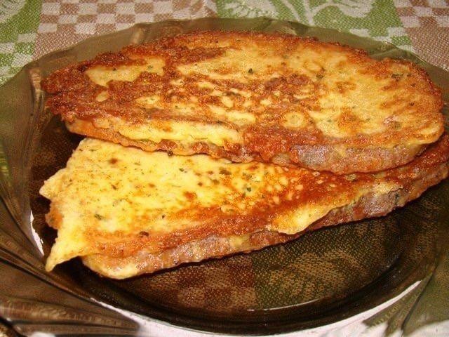 Гренки сырные