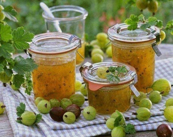 Варенье из крыжовника (не варить)