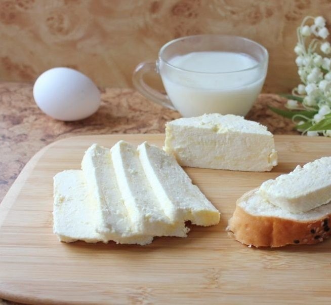 ​Домашний сыр из кефира