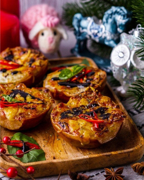 Груши запеченные с сыром и лимоном Груши запеченные с сыром и лимоном