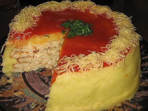 Мясной торт Мясной торт