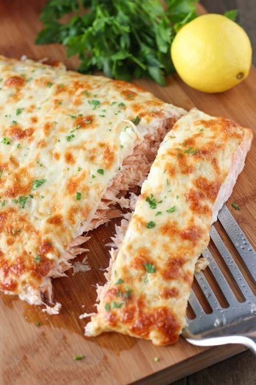 Лосось, запеченный с сыром Лосось, запеченный с сыром