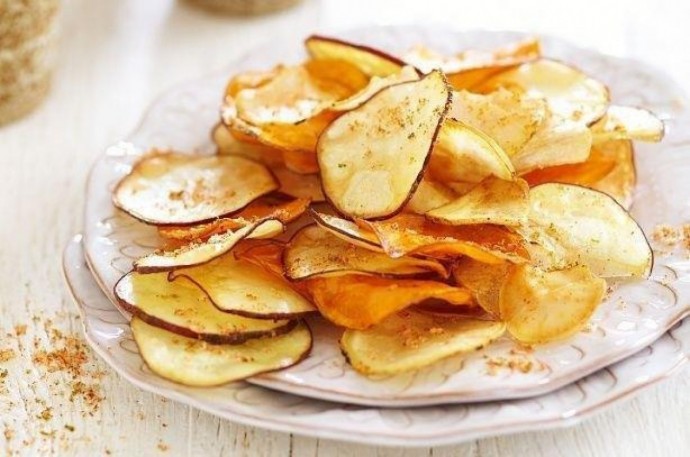 ​Пряные чипсы из сладкого картофеля