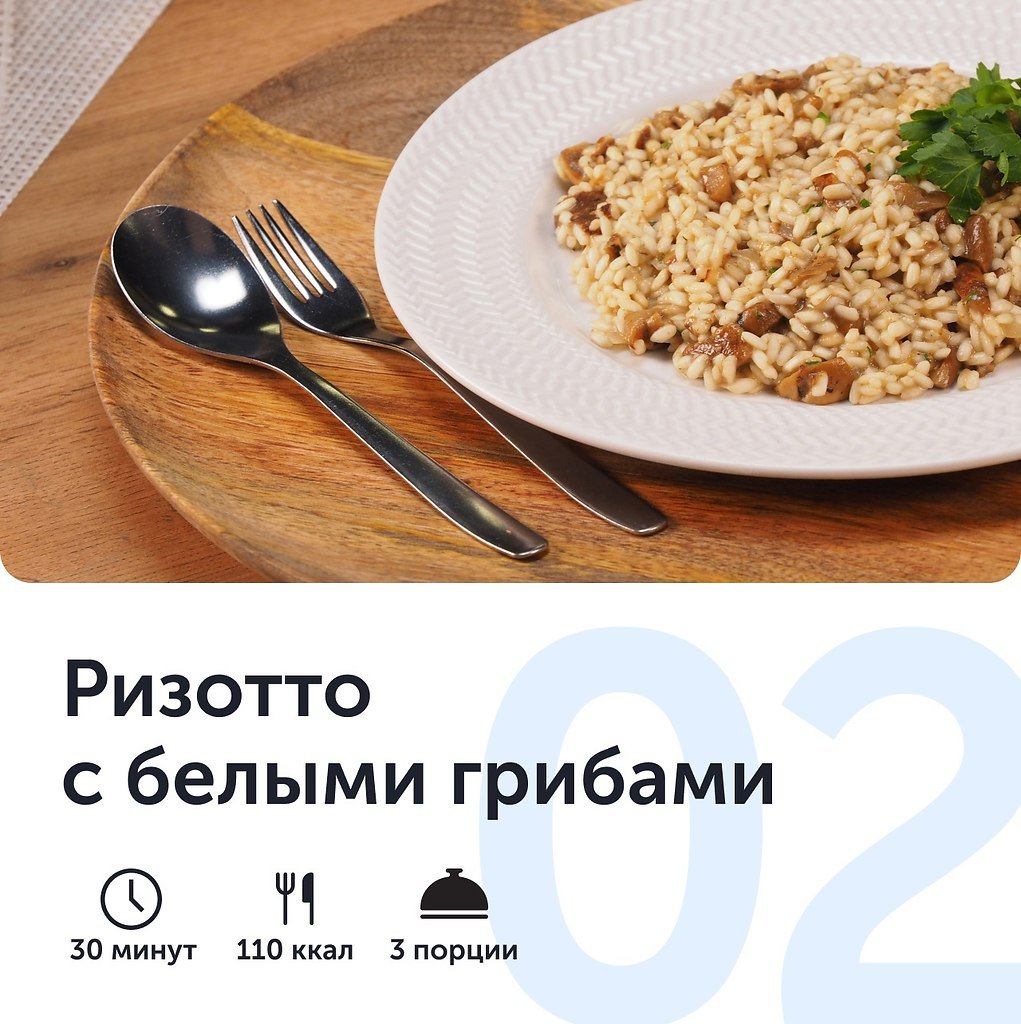 Технологическая карта ризотто с грибами