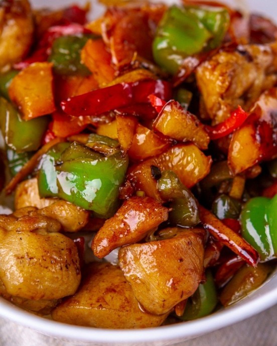 Курица с овощами Курица с овощами